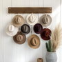 Hanah Home Raf288 Estantería de Pared de Madera Maciza